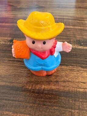Vintage Little People Farmer Jed Figure